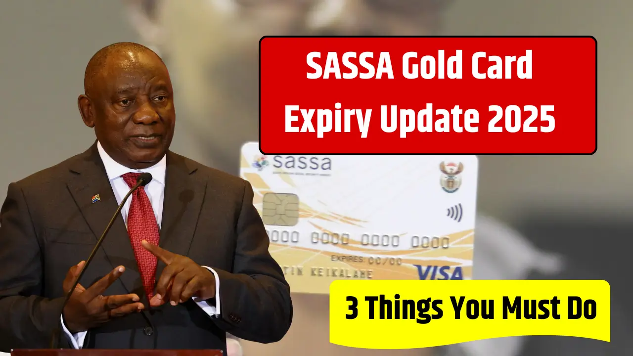 SASSA Gold Card Expiry Update 2025