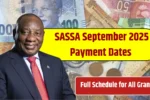 SASSA Payment Dates September 2025