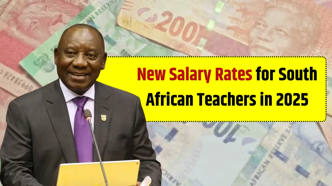 South African Teachers New Salary Rates